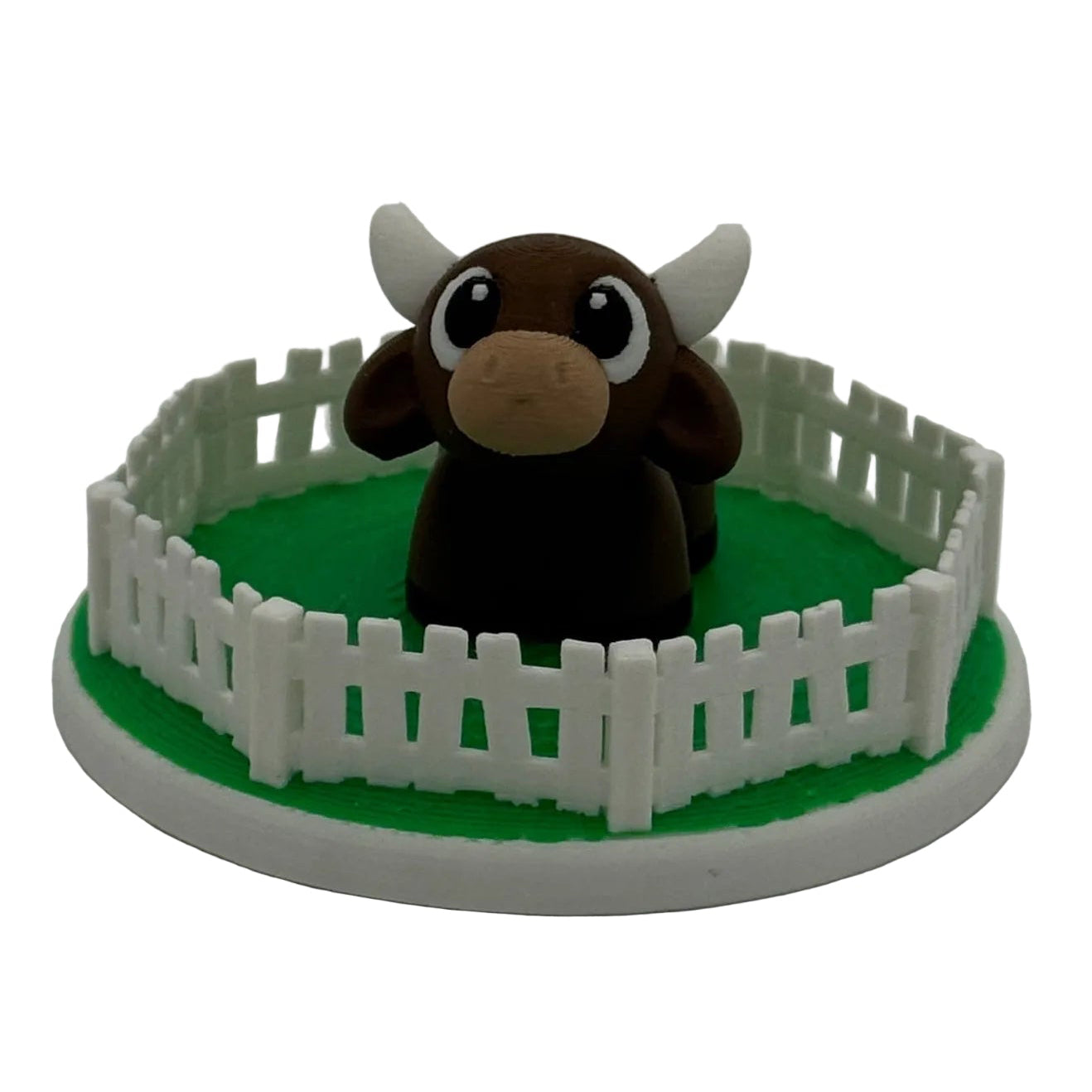 Brown Cow miniature play set