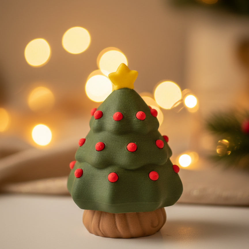 Christmas Tree container with background image