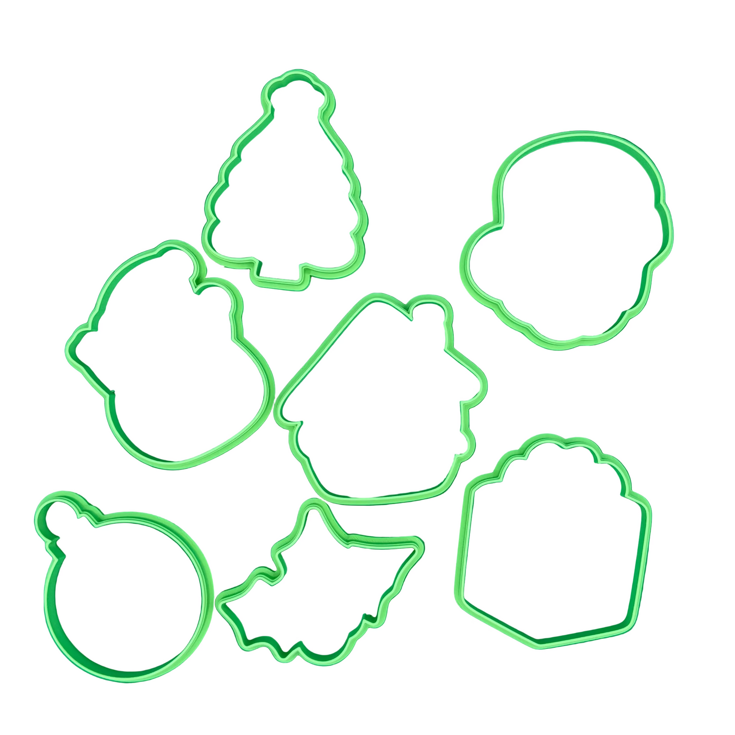 Christmas play dough cutters – outline shapes