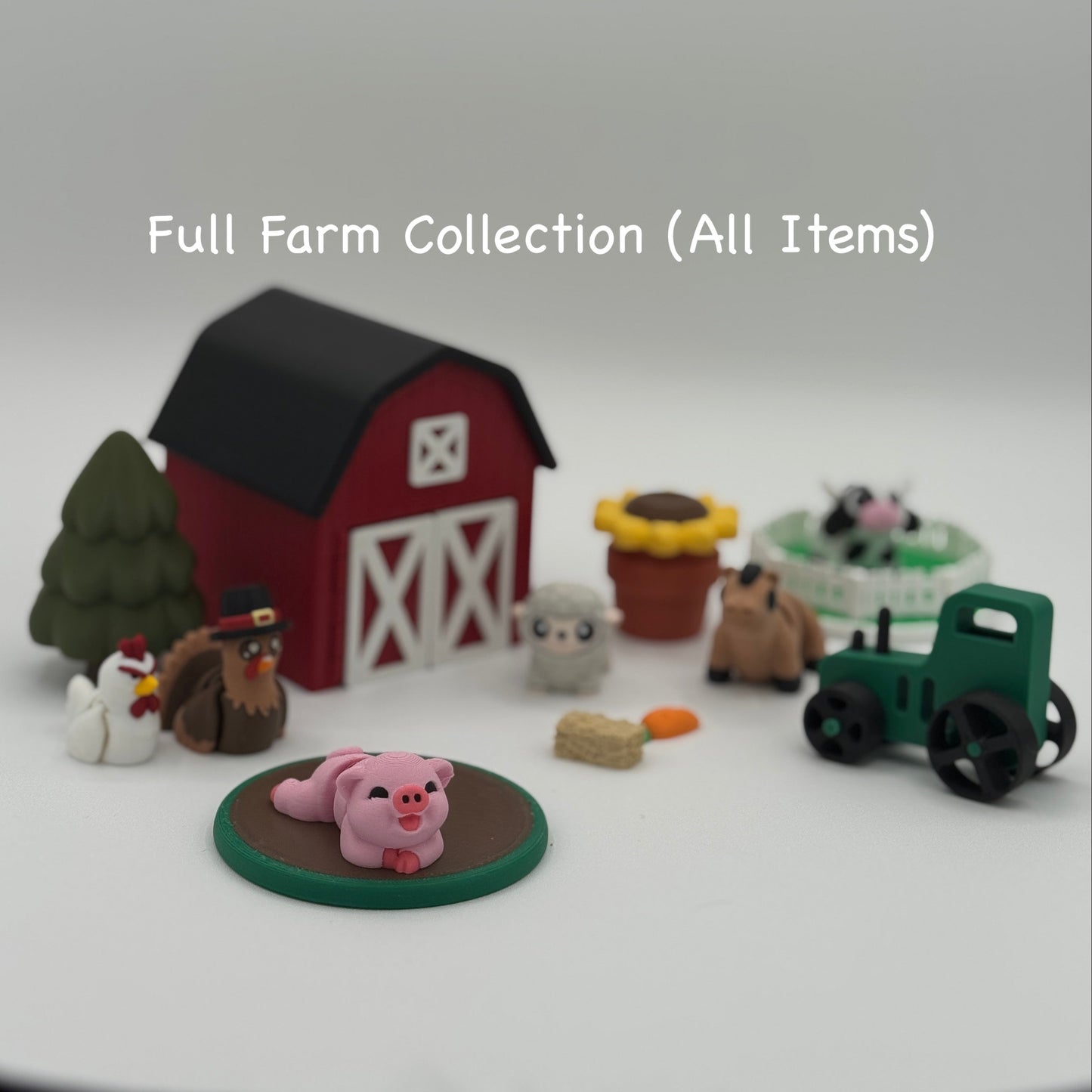 Farm Friends Miniature Barn Playset