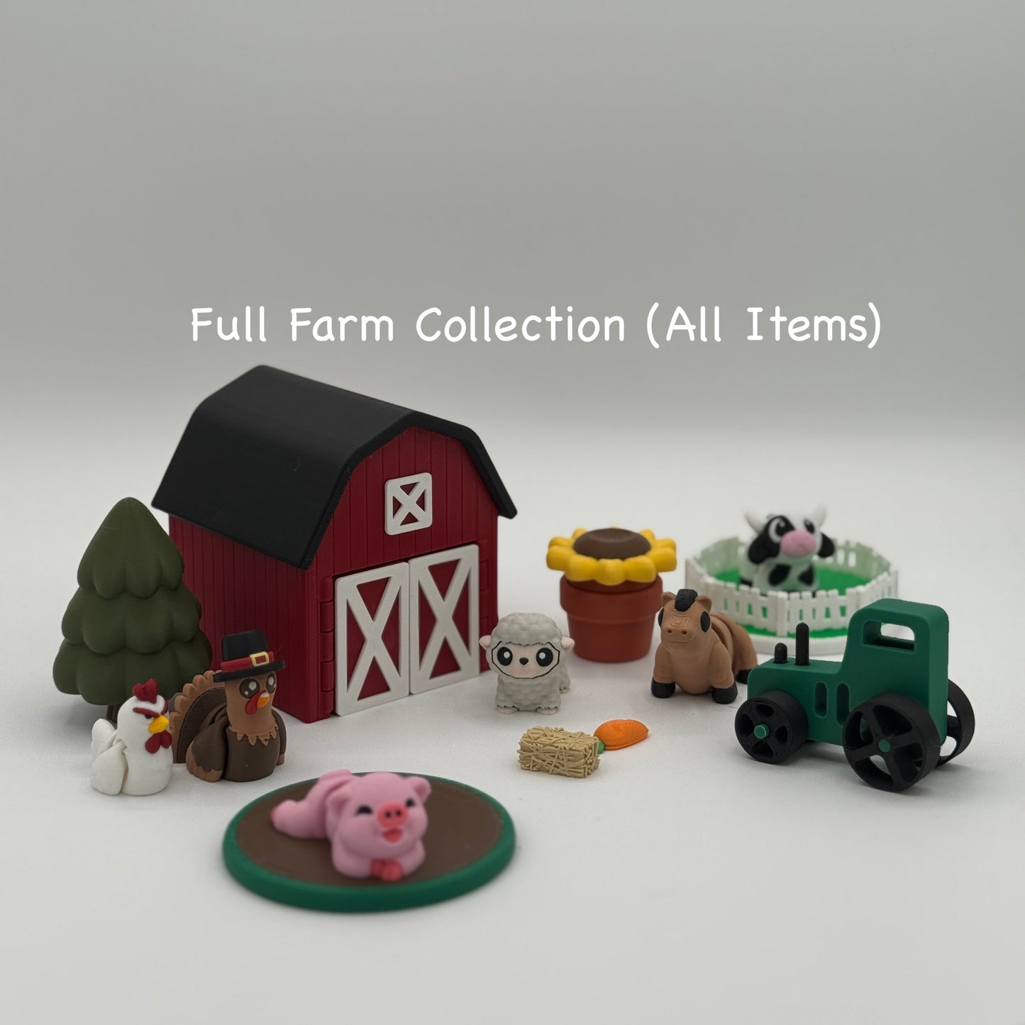 Farm Friends Miniature Barn Playset