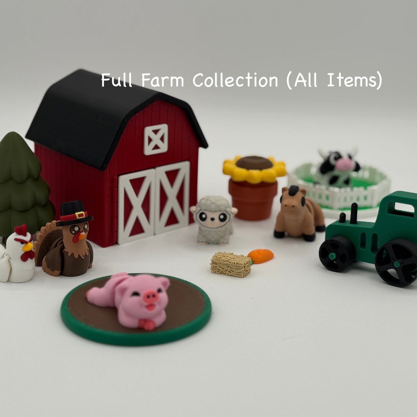Farm Friends Miniature Barn Playset