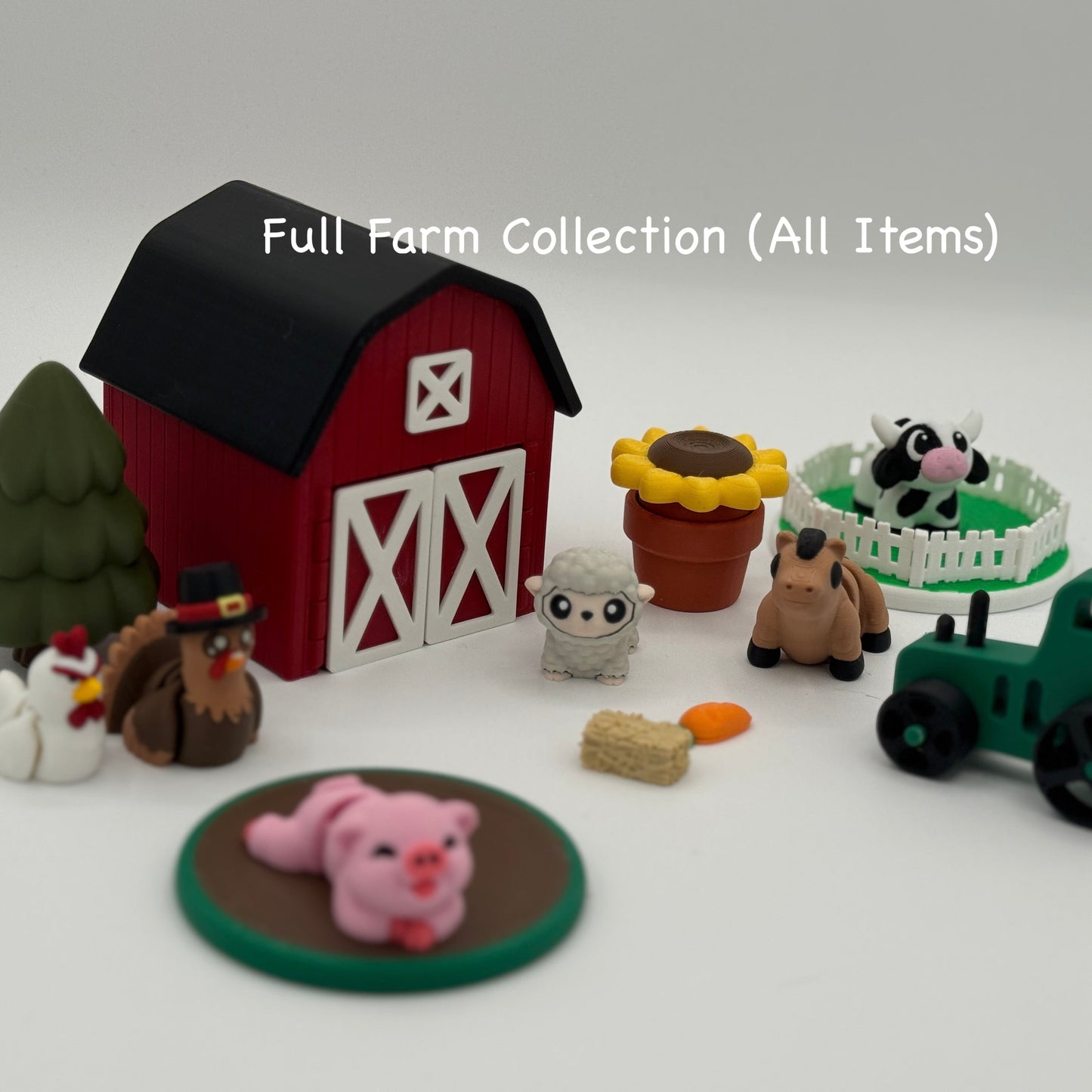 Farm Friends Miniature Barn Playset