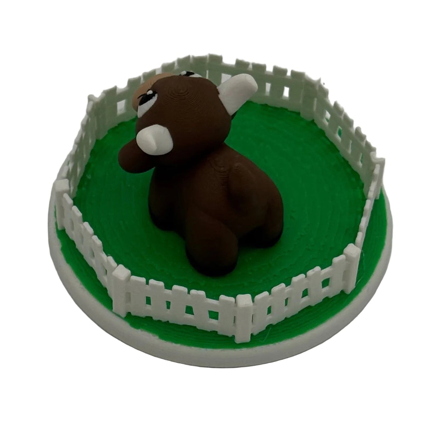 Cow and Pasture miniature