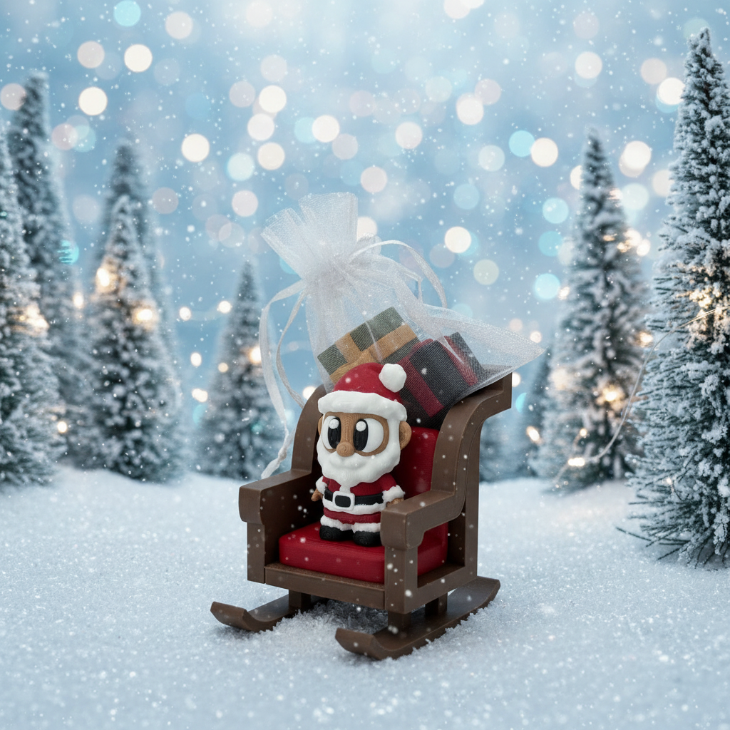 Style 2 Santa in Sleigh with background