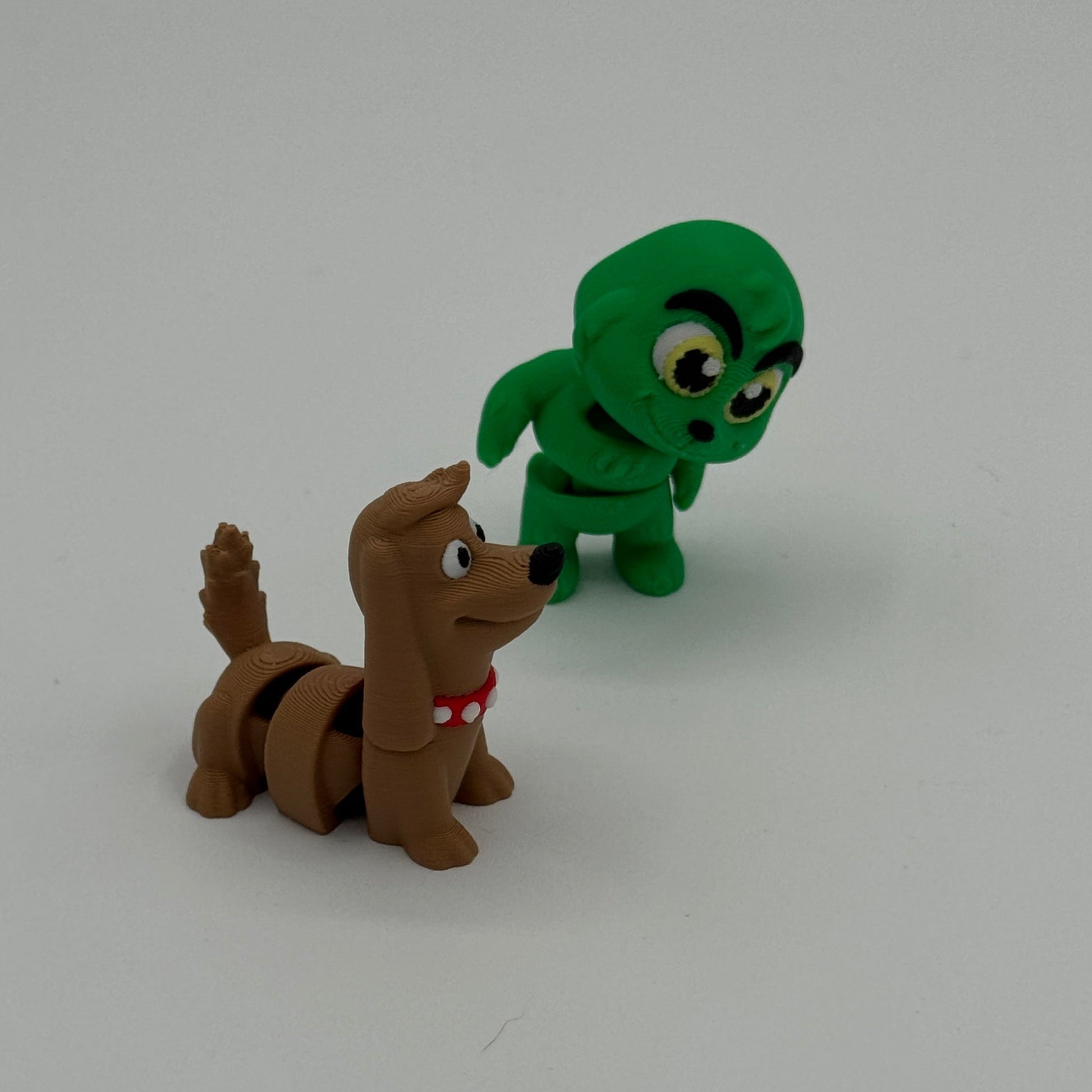 Flexi Grinch and Max