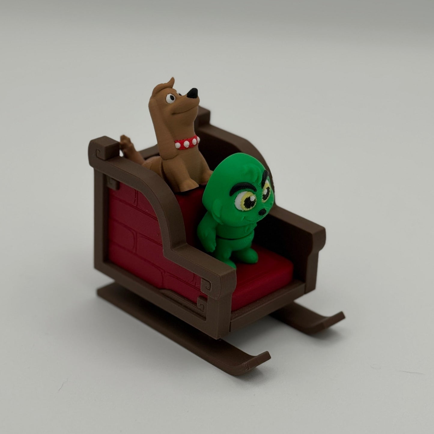 Grinch stole santa sleih