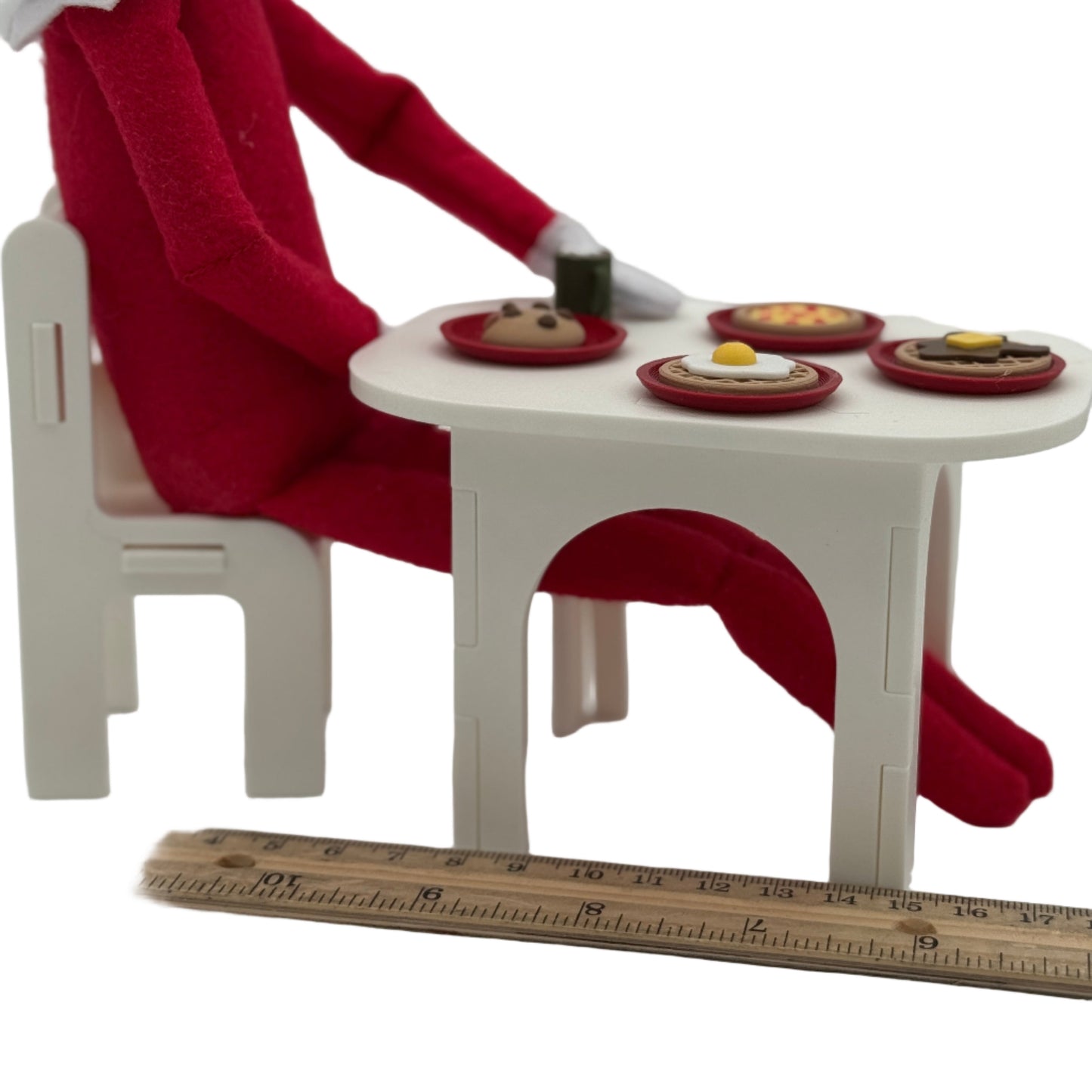 Mini Elf Food Set – Tiny 3D Printed Food Props for Elf Scenes, Dollhouses & Pretend Play
