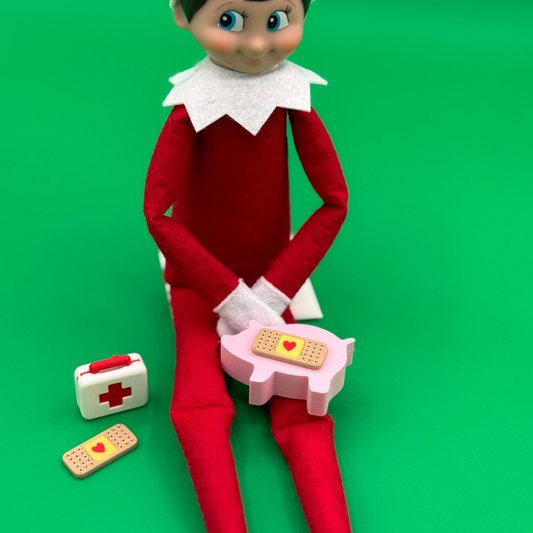 Elf-Sized Med Kit | Mini First Aid Accessory (Elf Not Included)