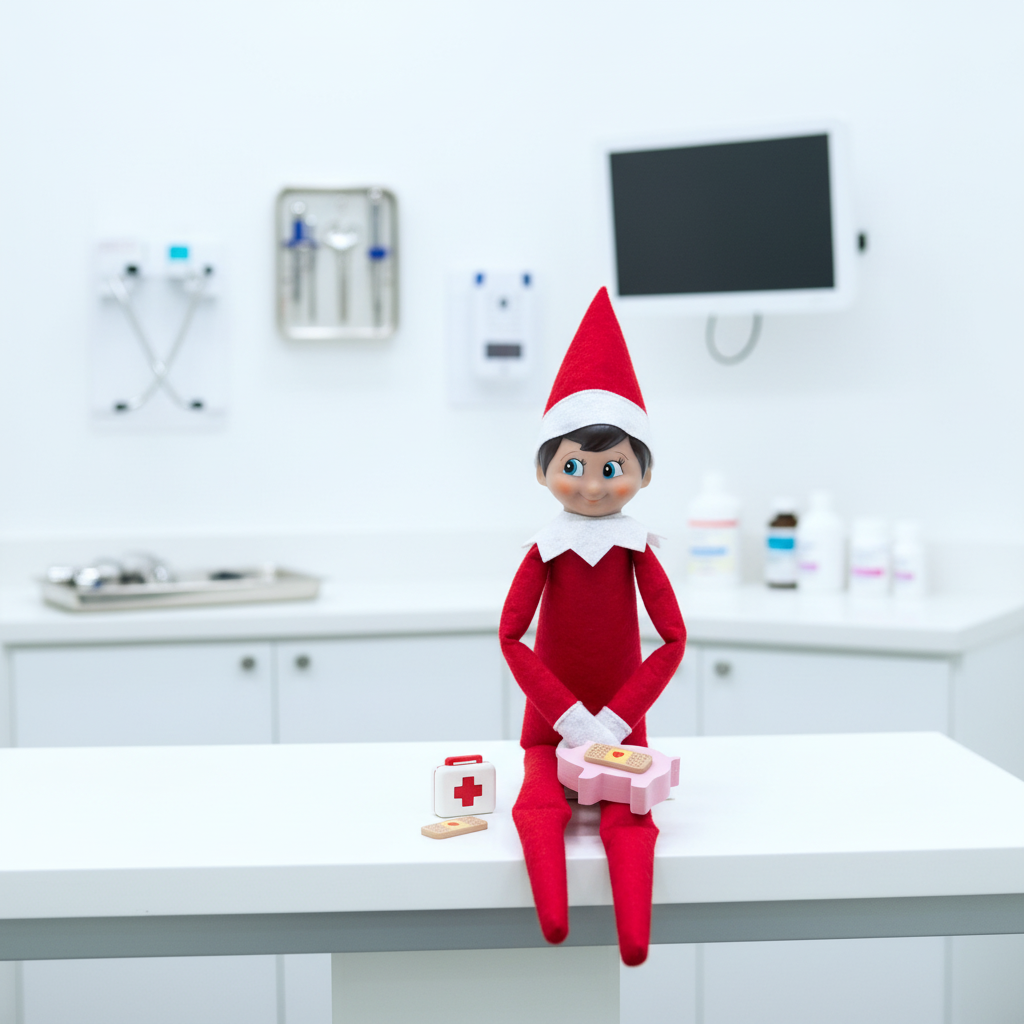 Elf-Sized Med Kit | Mini First Aid Accessory (Elf Not Included)
