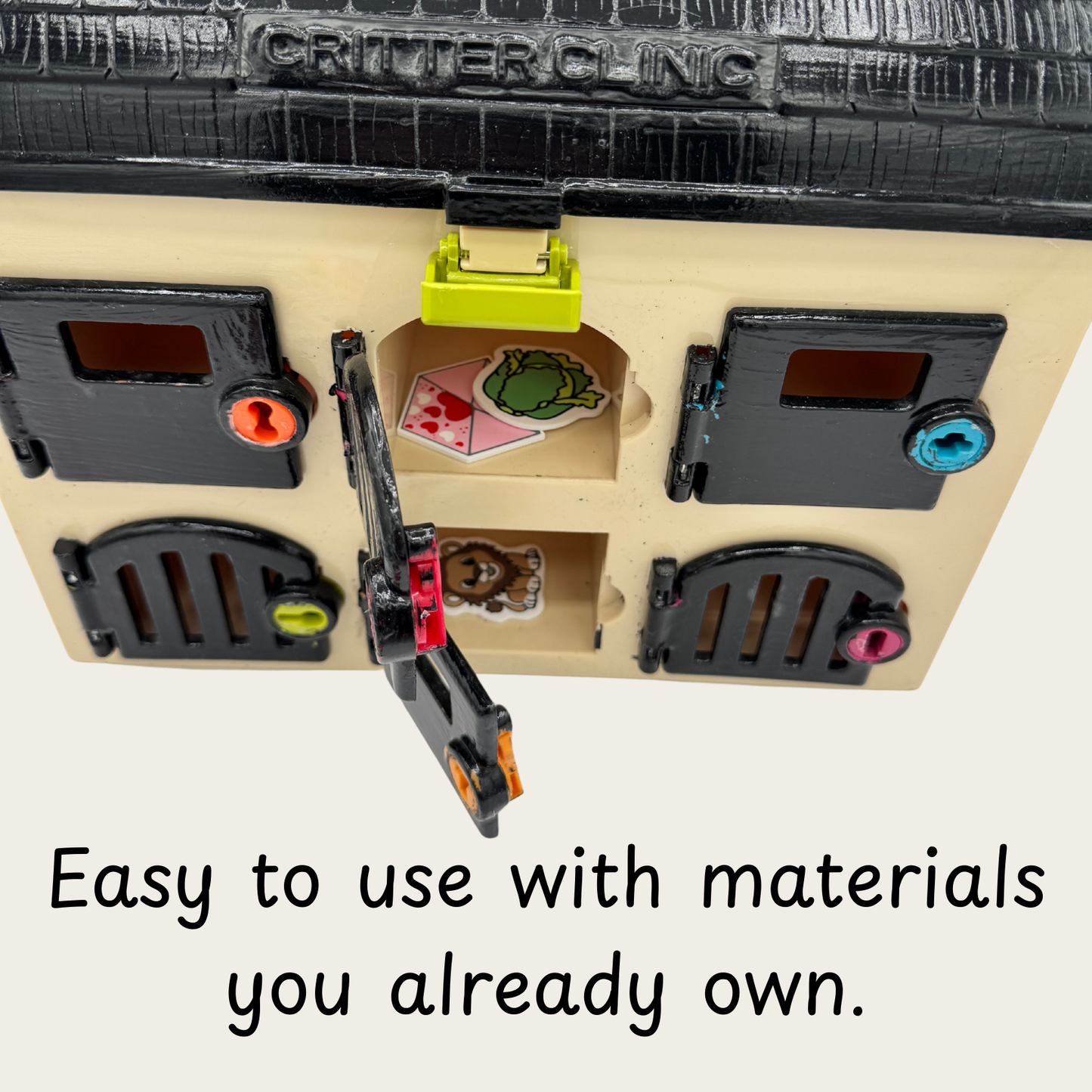 Organized Classroom Storage and engaging play based discovery center