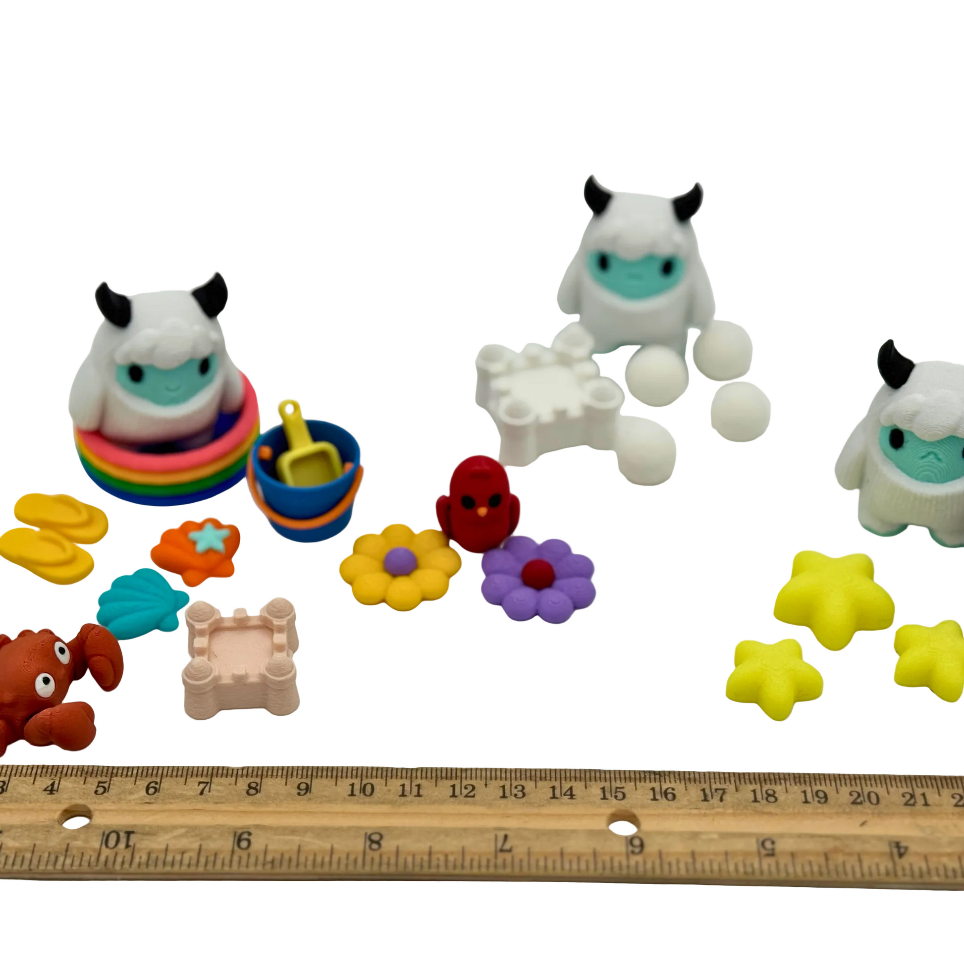 Yeti storybook collection Measurement front