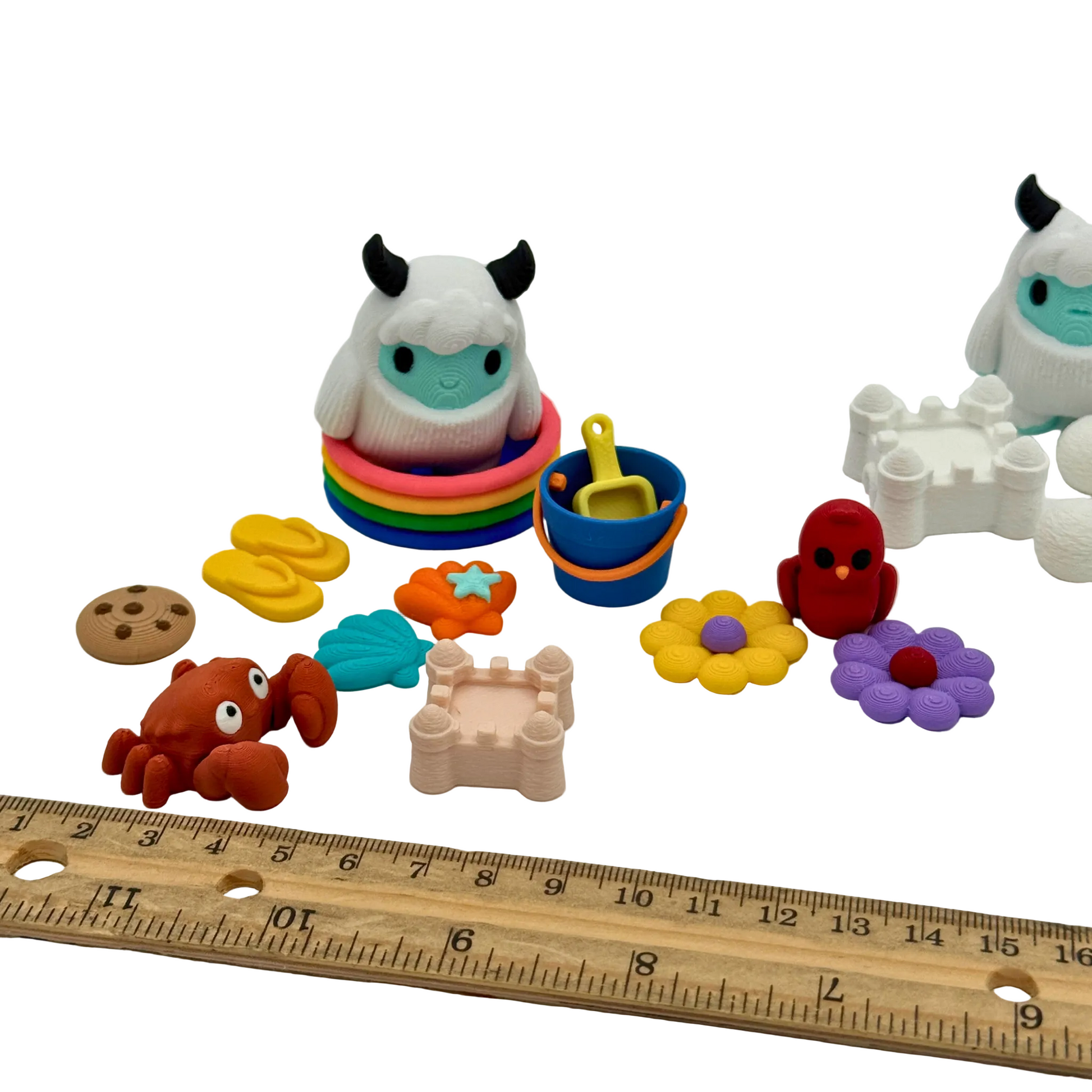 Yeti storybook collection close up measurement