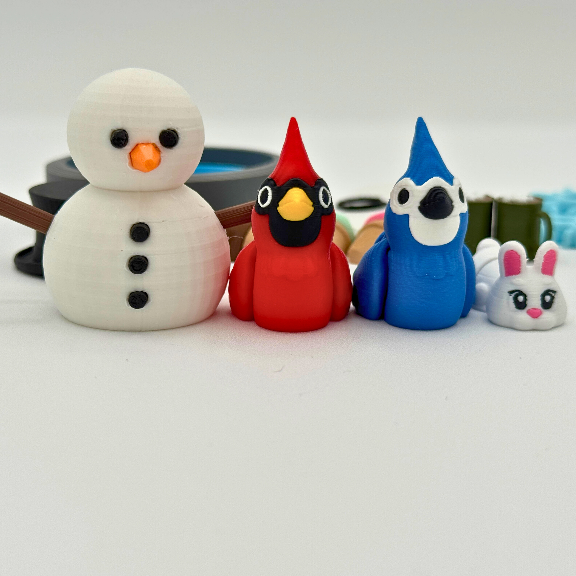 BriteBerry storybook character collection featuring winter-themed miniatures designed for purposeful, adult-guided play